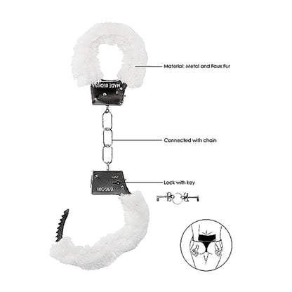SHOTS - OUCH! BEGINNER''S FURRY HANDCUFFS WITH QUICK RELEASE