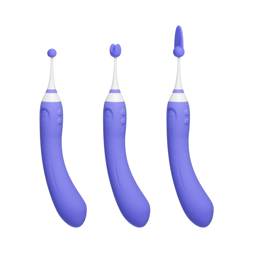 LOVENSE - HYPHY BLUETOOTH REMOTE-CONTROLLED DUAL-END VIBRATOR CLITORAL AND G-SPOT STIMULATOR