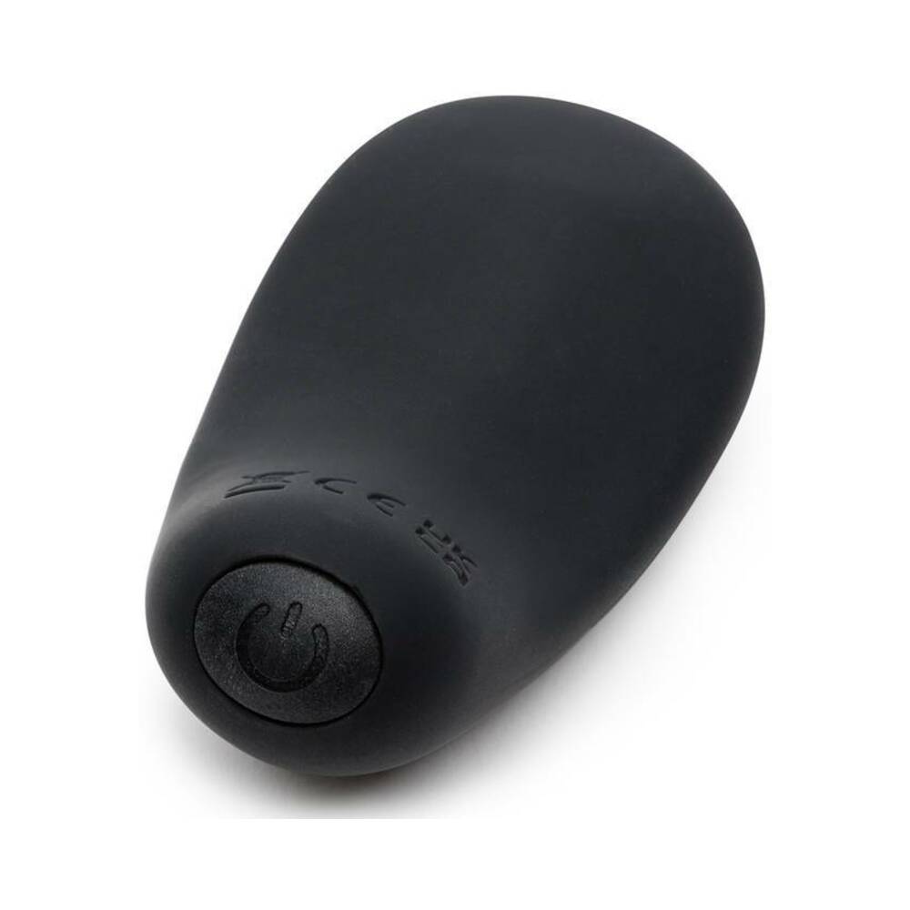 FIFTY SHADES OF GREY - SENSATION RECHARGEABLE SILICONE CLITORAL VIBRATOR BLACK
