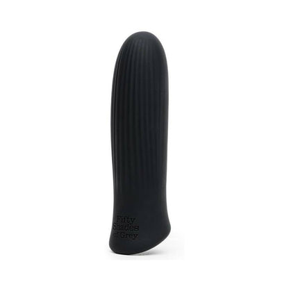 FIFTY SHADES OF GREY SENSATION RECHARGEABLE SILICONE BULLET VIBRATOR BLACK
