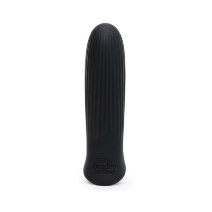 FIFTY SHADES OF GREY SENSATION RECHARGEABLE SILICONE BULLET VIBRATOR BLACK