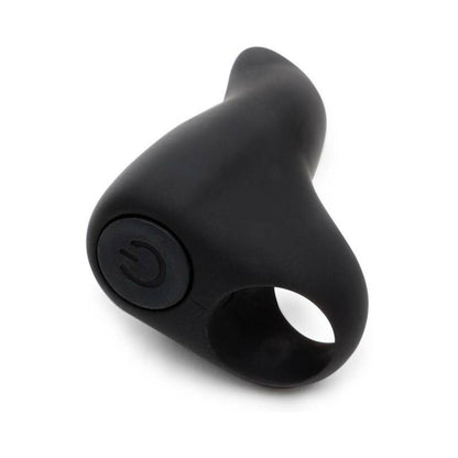 FIFTY SHADES OF GREY - SENSATION RECHARGEABLE SILICONE FINGER VIBRATOR BLACK