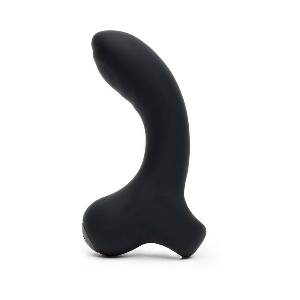 CINCUENTA SOMBRAS DE GREY - VIBRADOR DE SILICONA RECARGABLE PARA DEDO PUNTO G SENSATION NEGRO