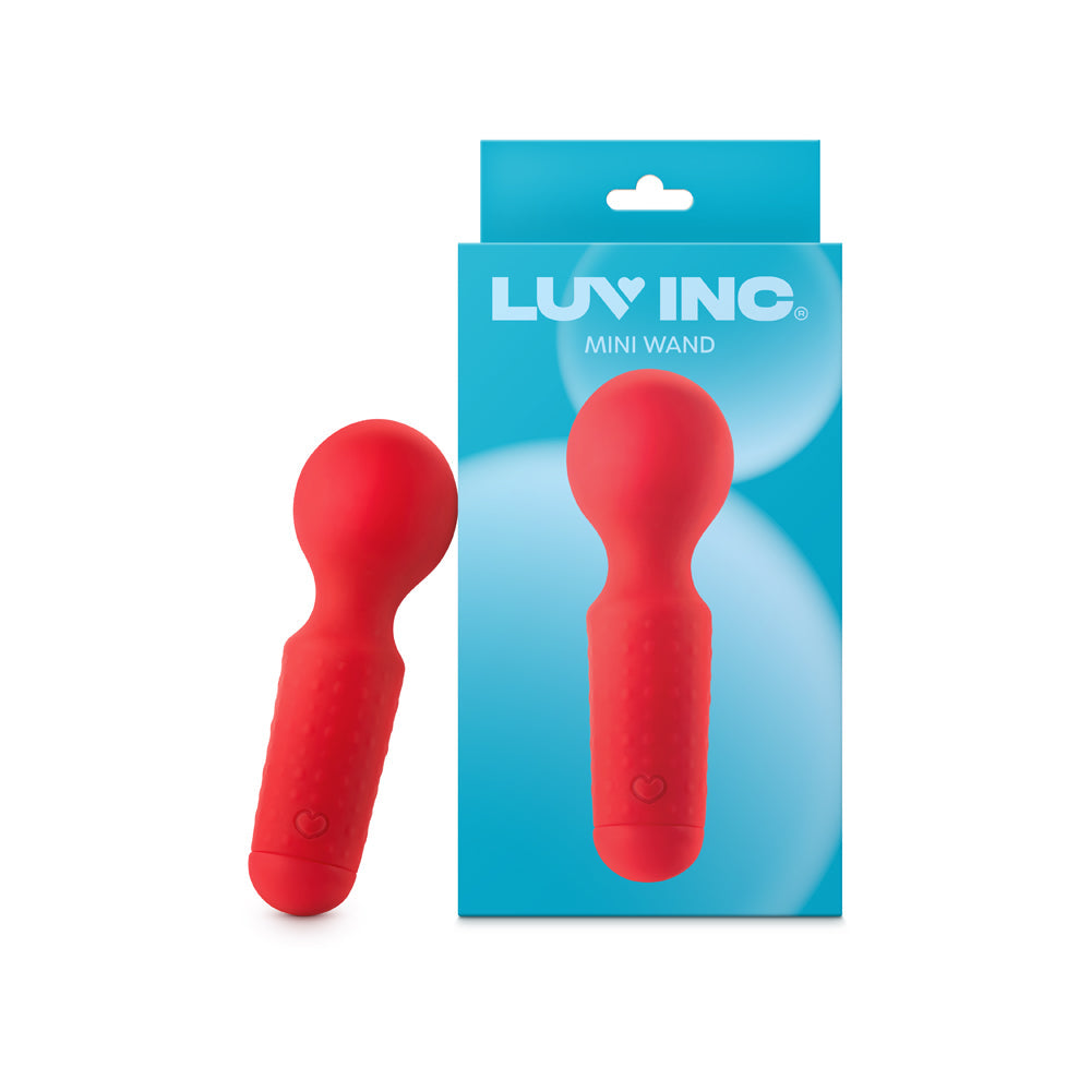 LUV INC. - LUV INC MW65 MINI WAND RECHARGEABLE FLEXIBLE SILICONE VIBRATOR