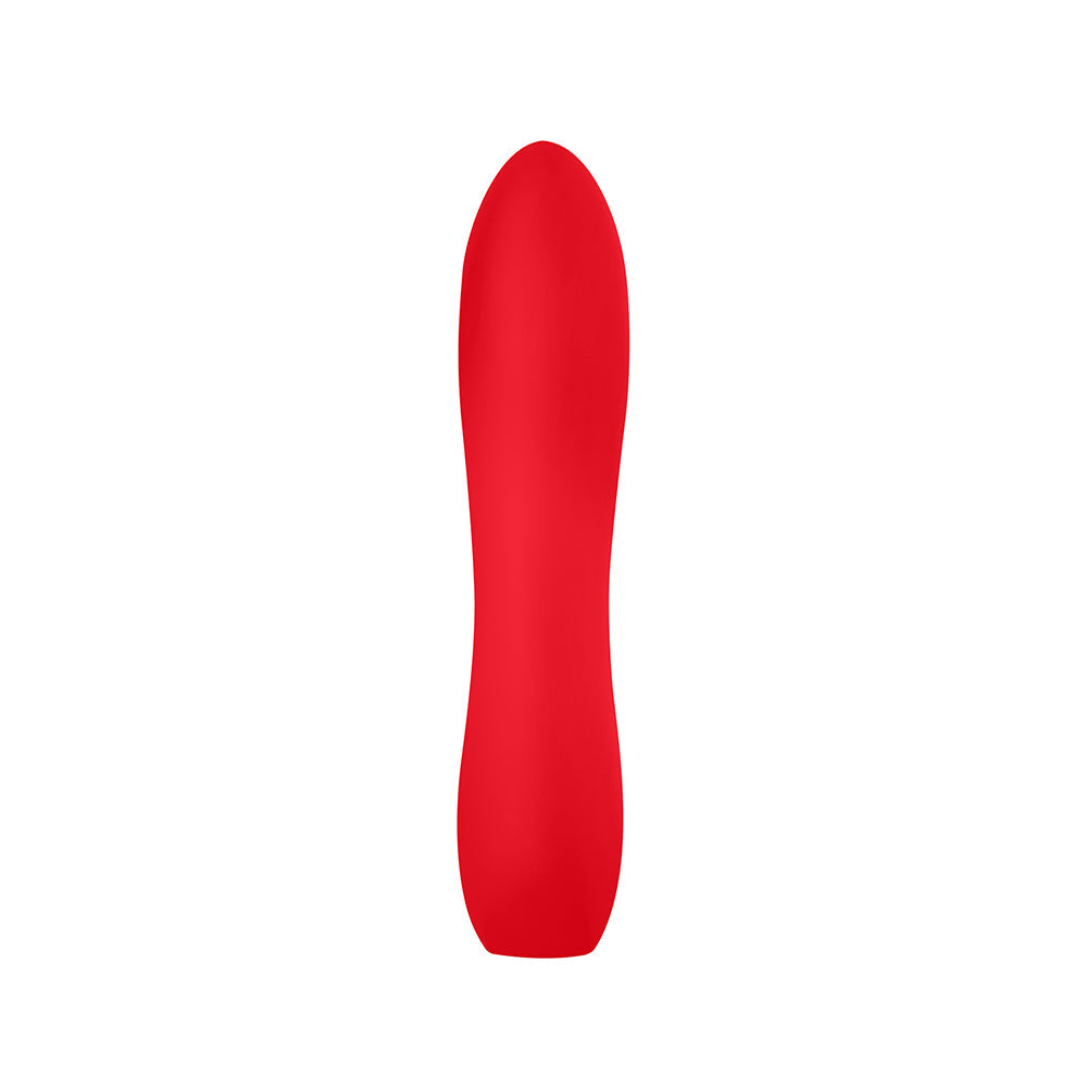 LUV INC. - LUV INC LB72 VIBRADOR RECARGABLE DE SILICONA GRANDE TIPO BALA ROJO