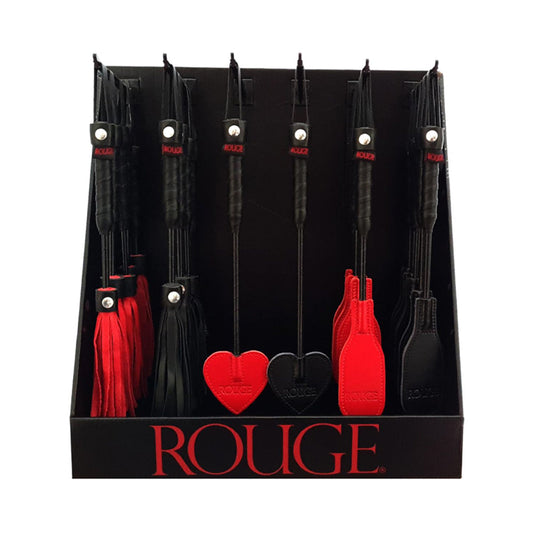 ROUGE GARMENTS - ROUGE MINI CROPS & FLOGGER COUNTER DISPLAY 6 OF EACH 36-PIECE DISPLAY