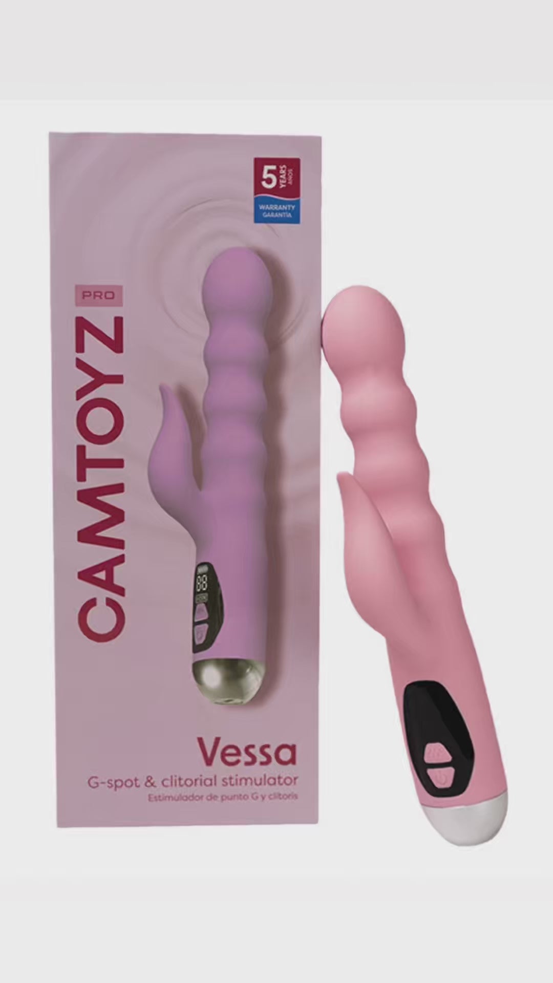 CAMTOYZ - VESSA G-SPOT & CLITORAL STIMULATOR