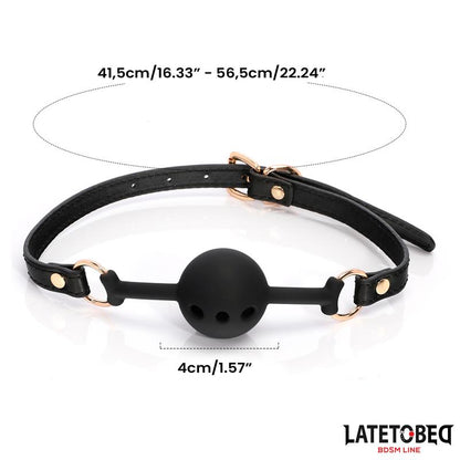 LATETOBED BDSM LINE - 8 PIECE LEATHER BONDAGE KIT WITH STORAGE CASE