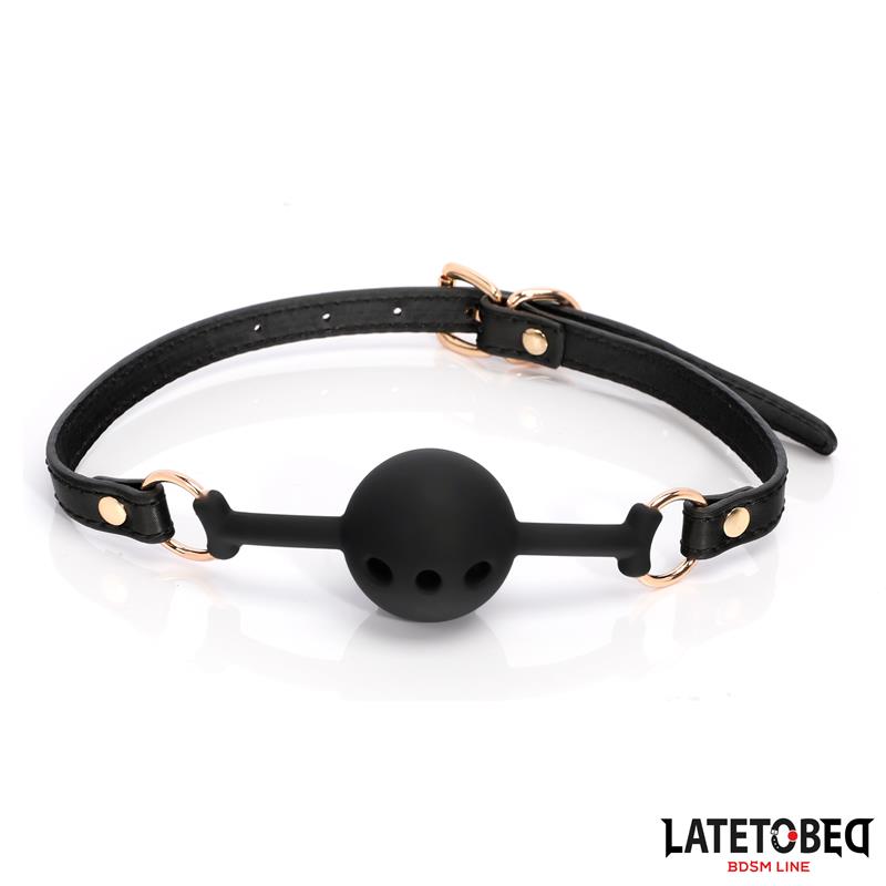 LATETOBED BDSM LINE - 8 PIECE LEATHER BONDAGE KIT WITH STORAGE CASE