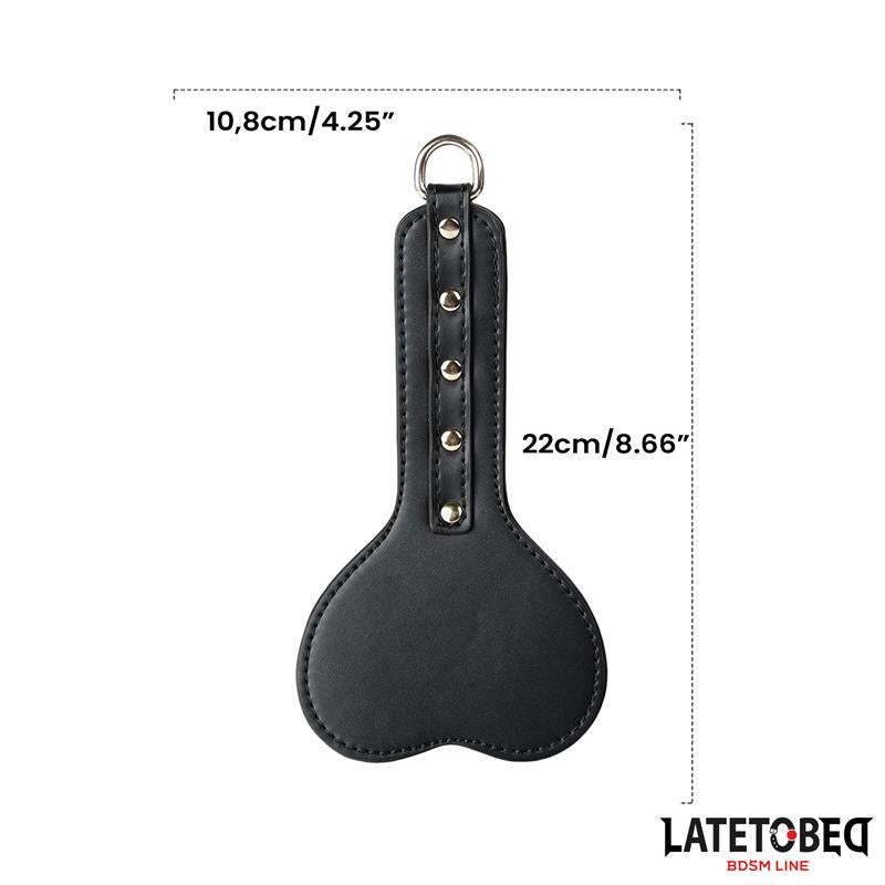 LATETOBED BDSM LINE - 8 PIECE LEATHER BONDAGE KIT WITH STORAGE CASE