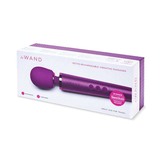 LE WAND - PETITE RECHARGEABLE MASSAGER DARK CHERRY