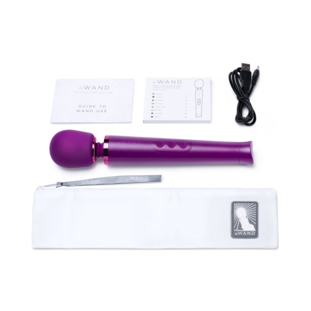 LE WAND - PETITE RECHARGEABLE MASSAGER DARK CHERRY
