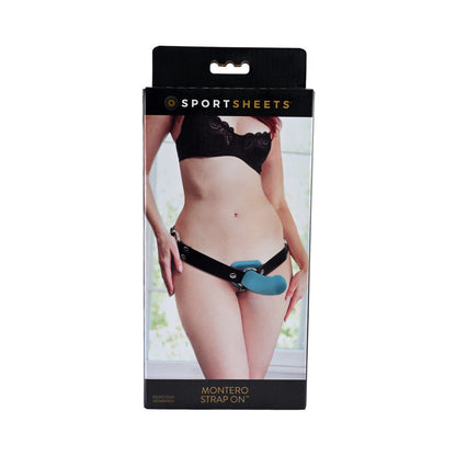 SPORTSHEETS MONTERO ADJUSTABLE STRAP-ON HARNESS BLACK