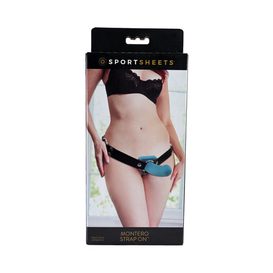SPORTSHEETS MONTERO ADJUSTABLE STRAP-ON HARNESS BLACK