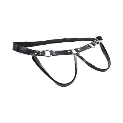 SPORTSHEETS MONTERO ADJUSTABLE STRAP-ON HARNESS BLACK