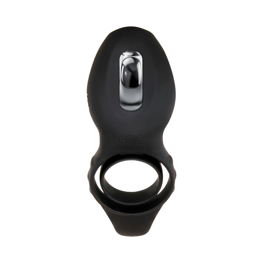 ZERO TOLERANCE - MR. FLICKER REMOTE-CONTROLLED FLICKING TONGUE VIBRATING COCKRING BLACK