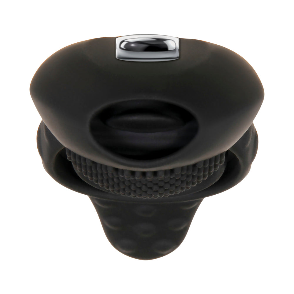 ZERO TOLERANCE - MR. FLICKER REMOTE-CONTROLLED FLICKING TONGUE VIBRATING COCKRING BLACK