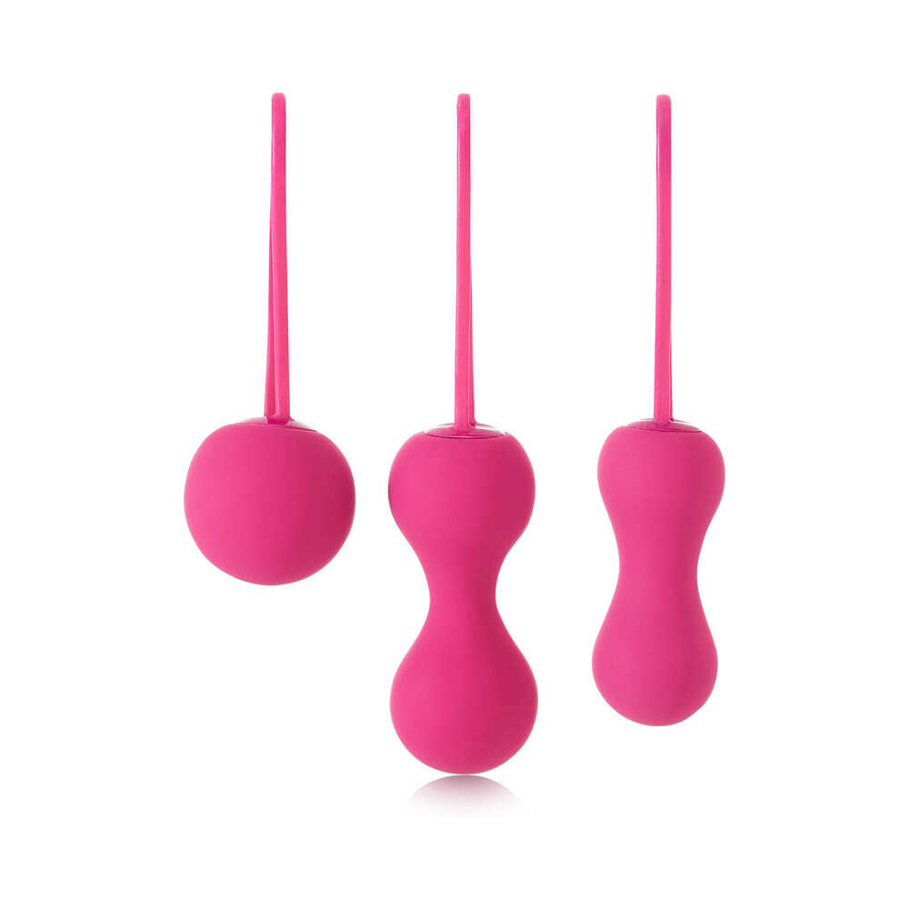 JE JOUE - AMI SILICONE KEGEL SET OF 3 FUCHSIA