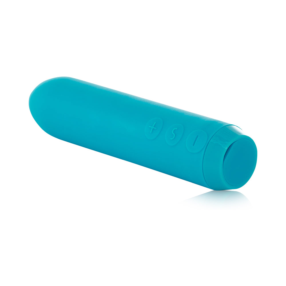 JE JOUE - CLASSIC BULLET VIBRATOR RECHARGEABLE SILICONE WITH FINGER SLEEVE TEAL