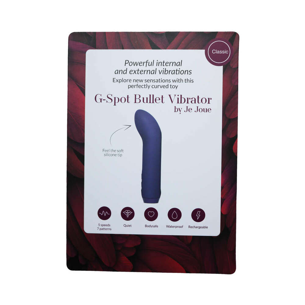 JE JOUE G-SPOT BULLET VIBRATOR RECHARGEABLE SILICONE PURPLE