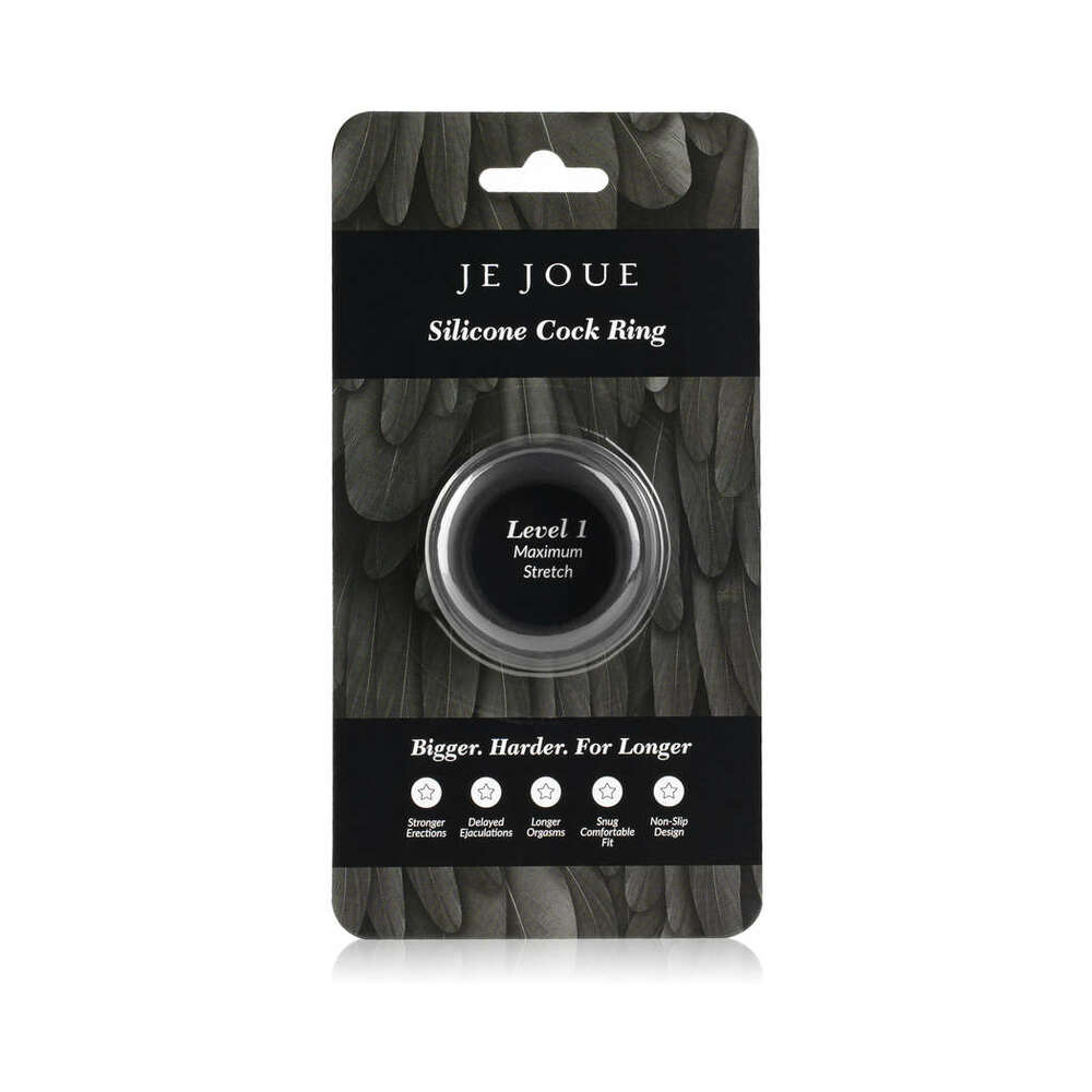 JE JOUE SILICONE RING MAXIMUM STRETCH BLACK