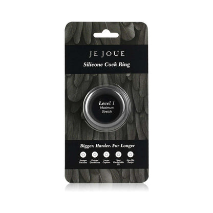JE JOUE SILICONE RING MAXIMUM STRETCH BLACK