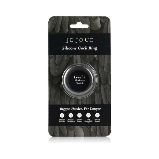 JE JOUE SILICONE RING MAXIMUM STRETCH BLACK
