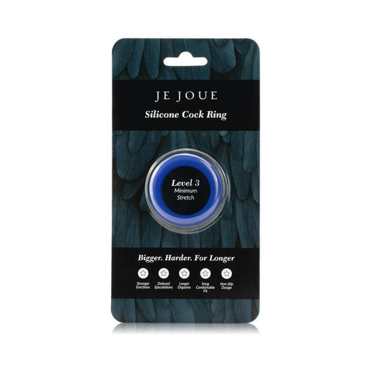 JE JOUE SILICONE RING MINIMUM STRETCH BLUE