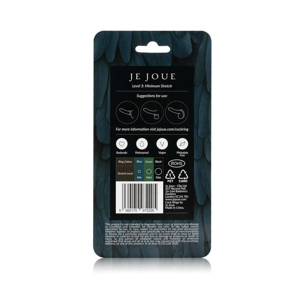 JE JOUE - SILICONE RING MINIMUM STRETCH BLUE