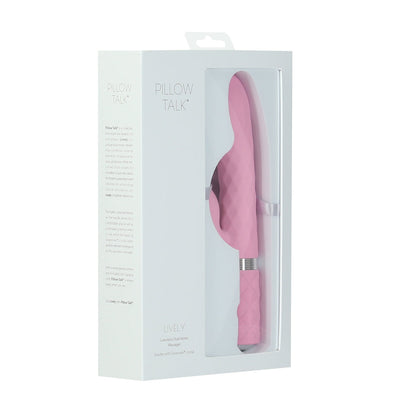 BMS - PILLOW TALK LIVELY DUAL STIMULATOR PINK