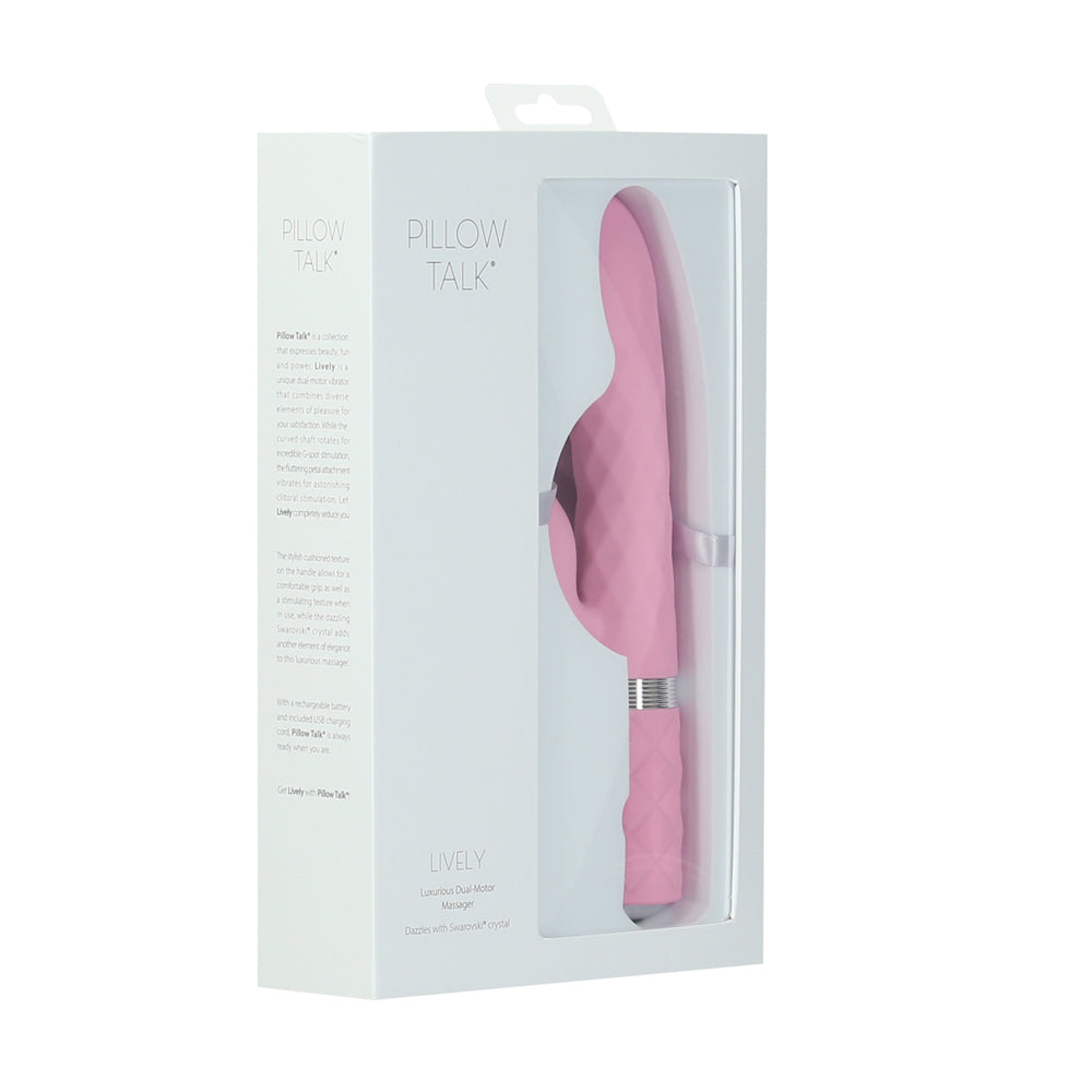BMS - PILLOW TALK LIVELY DUAL STIMULATOR PINK