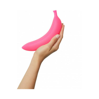 LOVE TO LOVE OH OUI SILICONE BANANA VIBRATOR PINK