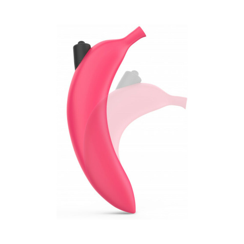 LOVE TO LOVE OH OUI SILICONE BANANA VIBRATOR PINK