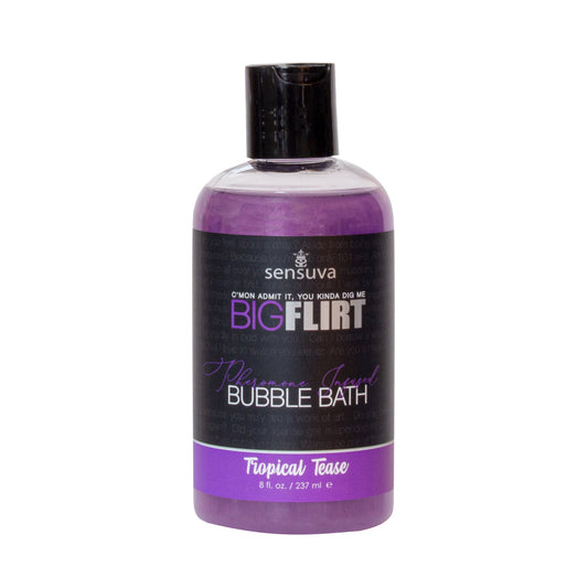 SENSUVA - BIG FLIRT PHEROMONE-INFUSED BUBBLE BATH TROPICAL TEASE 8 OZ.