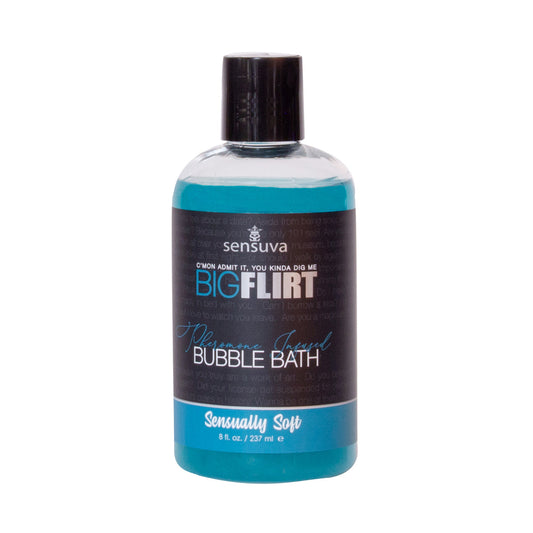 SENSUVA - BIG FLIRT PHEROMONE-INFUSED BUBBLE BATH SENSUALLY SOFT 8 OZ.