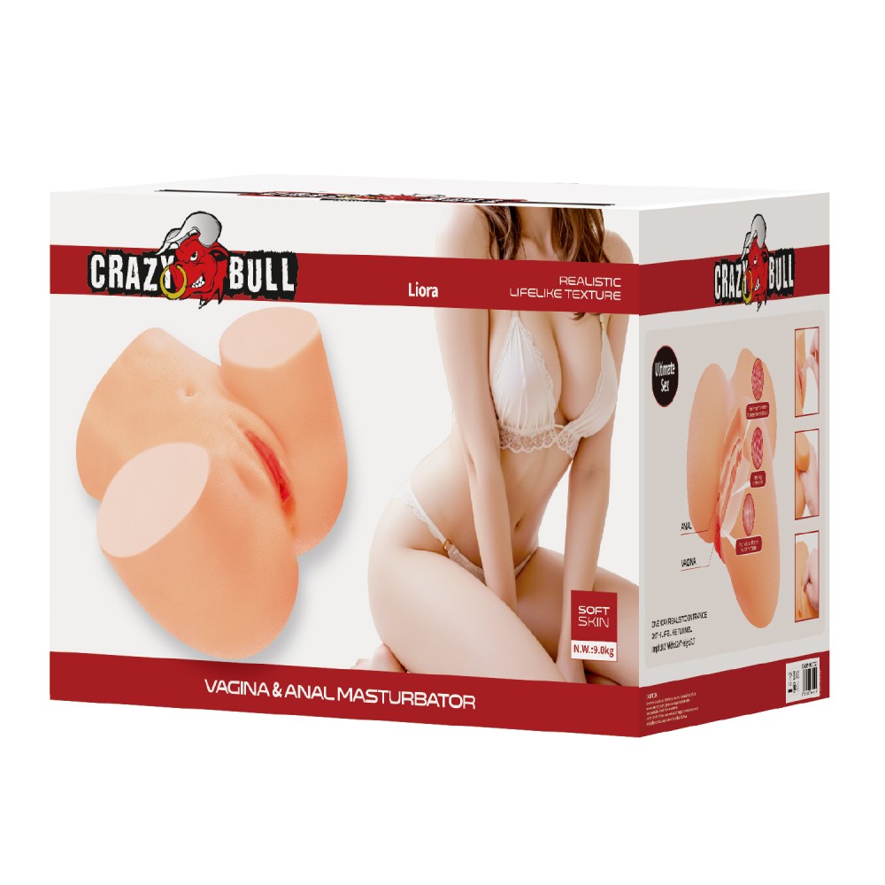 CRAZY BULL - CRAZY BULL LIORA MASTURBATOR VIBRATION FLESH