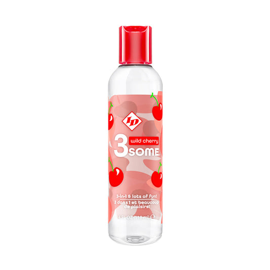 ID LUBRICANTS - ID 3SOME WILD CHERRY WATER-BASED LUBE