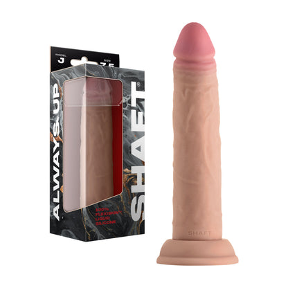 SHAFT - MODEL J: 7.5 IN. DUAL DENSITY SILICONE DILDO PINE