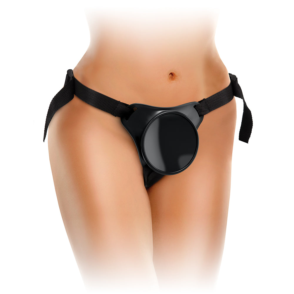 KING COCK ELITE BEGINNER''S BODY DOCK STRAP-ON HARNESS BLACK