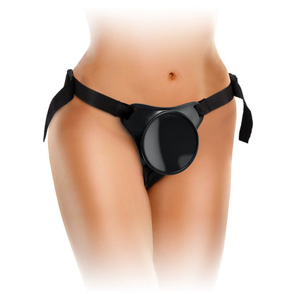 KING COCK ELITE BEGINNER''S BODY DOCK STRAP-ON HARNESS BLACK