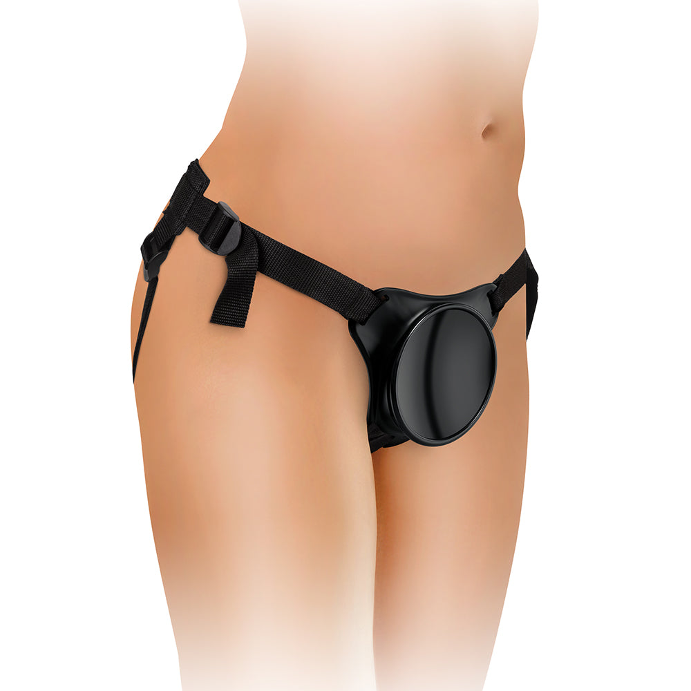 KING COCK ELITE BEGINNER''S BODY DOCK STRAP-ON HARNESS BLACK