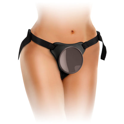 PIPEDREAM - KING COCK ELITE COMFY BODY DOCK STRAP-ON HARNESS BLACK