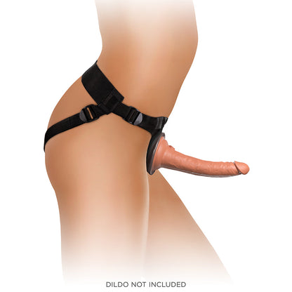 PIPEDREAM - KING COCK ELITE COMFY BODY DOCK STRAP-ON HARNESS BLACK