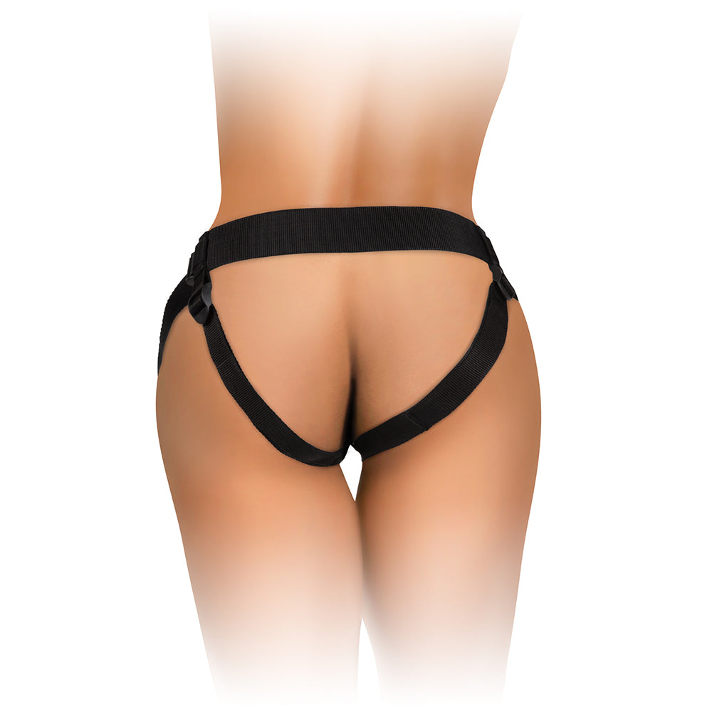 PIPEDREAM - KING COCK ELITE COMFY BODY DOCK STRAP-ON HARNESS BLACK