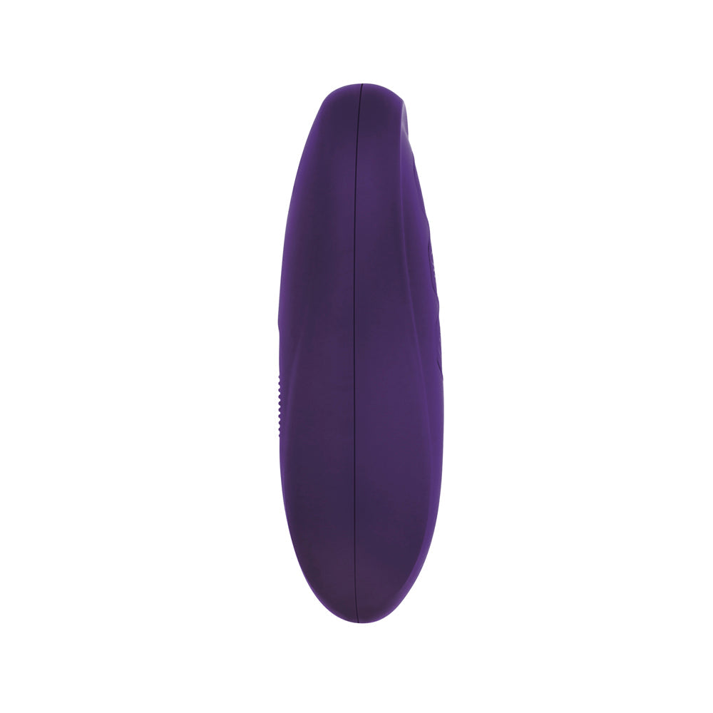 EVOLVED 2 BECOME 1 RECHARGEABLE REMOTE-CONTROLLED SILICONE STRAPLESS STRAP-ON WITH SUCTION PURPLE