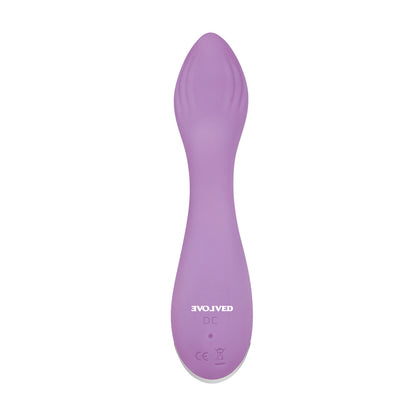 EVOLVED LILAC G RECHARGEABLE SILICONE G-SPOT VIBRATOR PURPLE