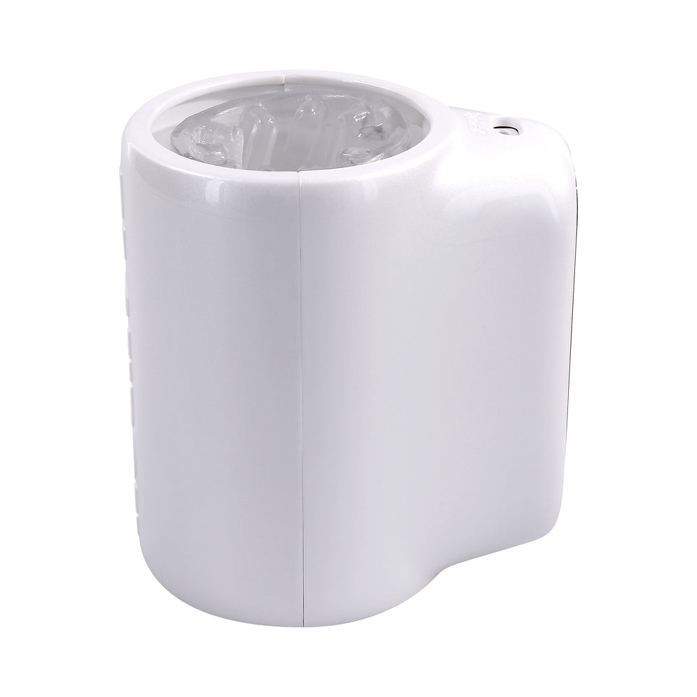 PLAYBOY SPIN DOCTOR RECHARGEABLE SPINNING STROKER TPE SLEEVE WHITE