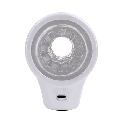 PLAYBOY - SPIN DOCTOR RECHARGEABLE SPINNING STROKER TPE SLEEVE WHITE