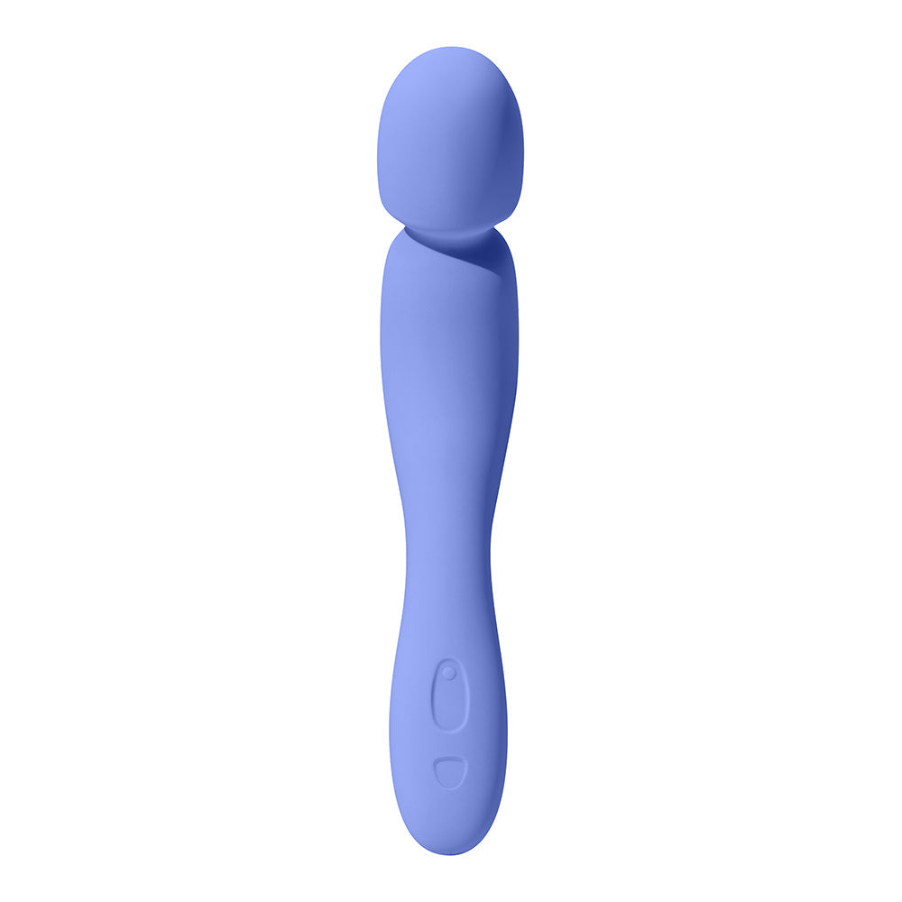 DAME COM RECHARGEABLE SILICONE WAND VIBRATOR PERIWINKLE