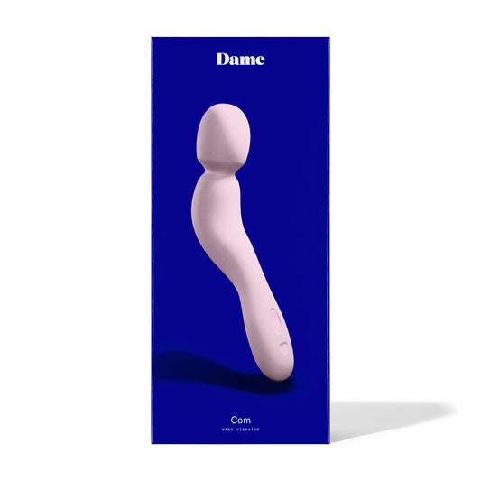 DAME - COM RECHARGEABLE SILICONE WAND VIBRATOR QUARTZ